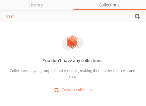postman create collection